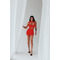 Плаття Fitzona RED DRESS WITH CROSSED TOP AND ZIPER