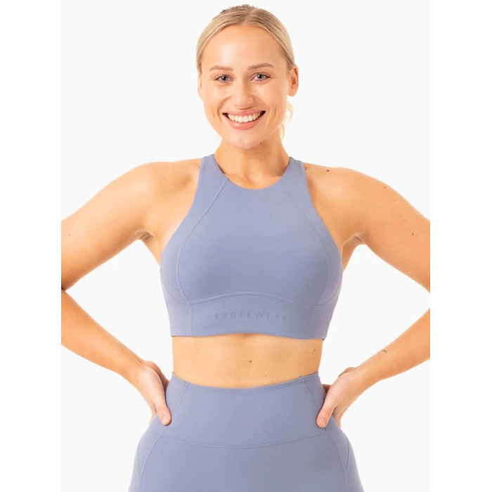Топ NKD Frame Long Line Sports Bra - Stonewash Blue
