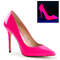 Туфли Pleaser Amuse-20, каблук 5 дюймов, скрытая платформа 3/8 дюйма, розовые