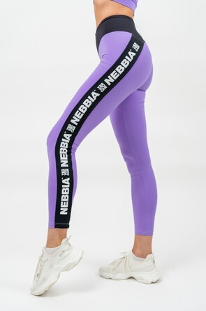 Легінси Nebbia High Waisted Side Stripe Leggings Iconic Lila 209 Lilac