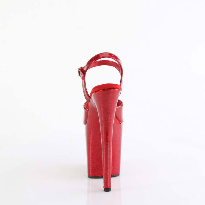 Босоножки Flamingo-809GP, каблук 8 дюймов, ремешок на щиколотке 4 дюйма, красные