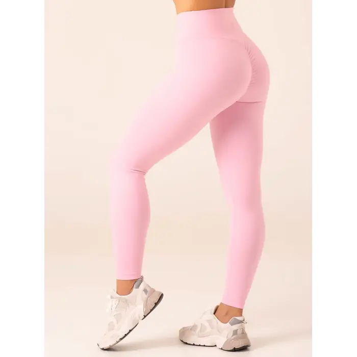 Леггинсы Ryderwear Momentum Cross Over Scrunch Leggings - Candy Pink