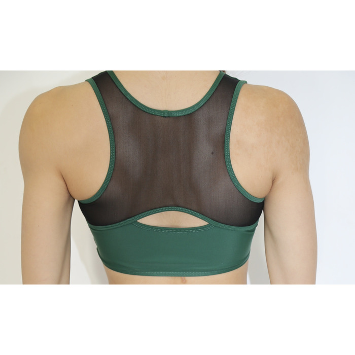 Топ з сіткою для тренувань Зелений