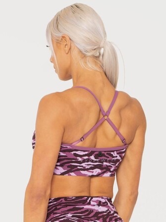 Топ Ryderwear Wild Tied Up Sports Bra Tiger Purple