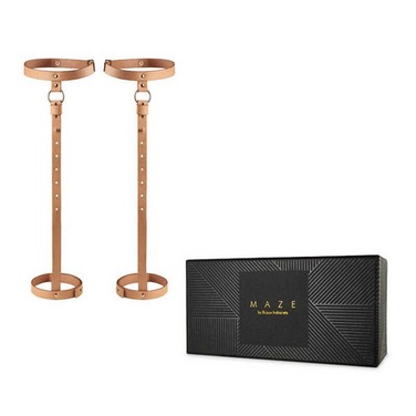 Гартери, що підкреслюють ікри Bijoux Indiscrets MAZE коричневі