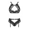 Еротичний комплект Obsessive Allastia set Чорний S/M