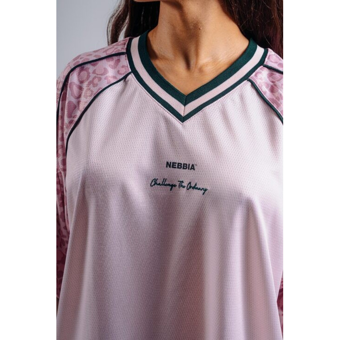 Футболка Nebbia Oversized T-Shirt '97 PRIMAL Pink Leopard 862