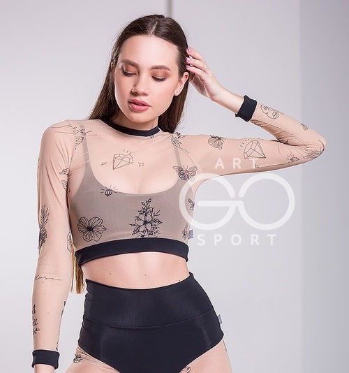 Рашгард жіночий для плавання 'ТАТУ”