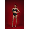 Classic Sparkle – Оксамитові шорти з блиском для pole dance, heels та сценічних виступів - чорний у крапку