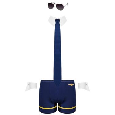 Мужской игровой костюм Пилот Obsessive Pilotman set S/M