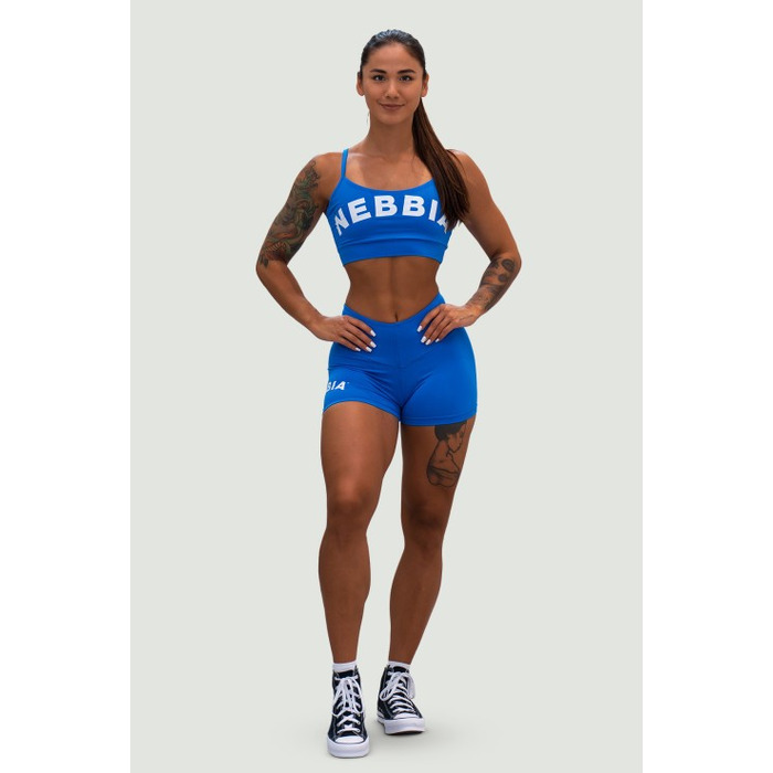 Шорти Nebbia High Waisted Shorts 5″ GYM HERO Blue 582