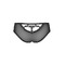 Трусики Obsessive Tricy panties black L / XL