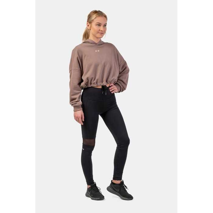 ХУДІ LOOSE FIT CROP HOODIE ICONIC BROWN 421
