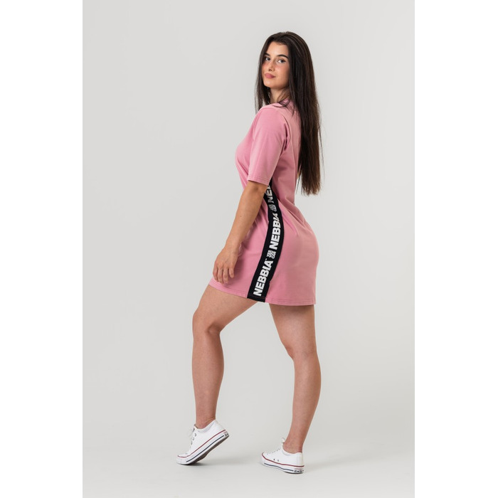 Плаття Oversized T-Shirt Dress NEBBIA CLUB Old Rose 594 Roze