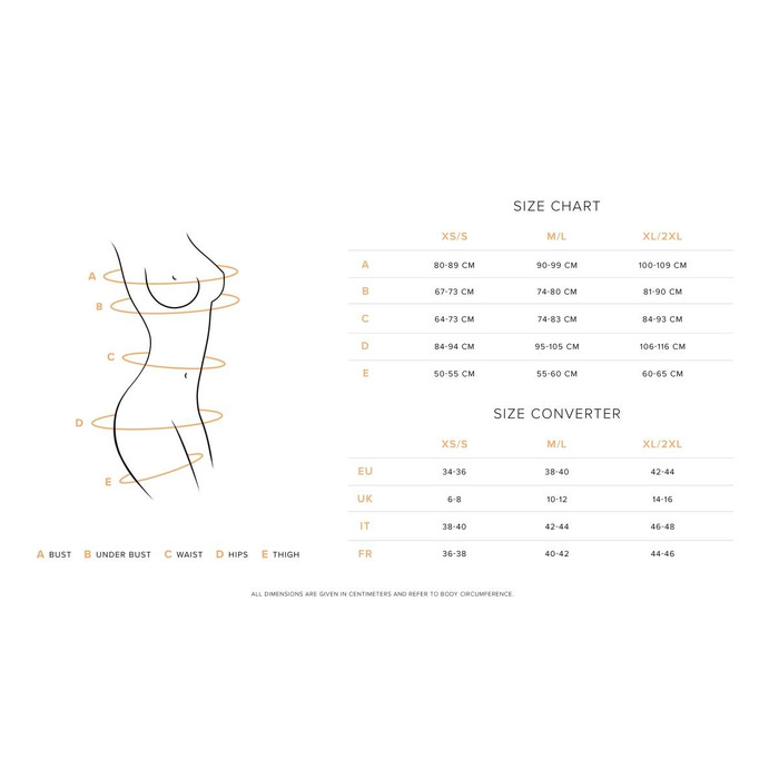 Комплект Emperita corset Obsessive черный S/M