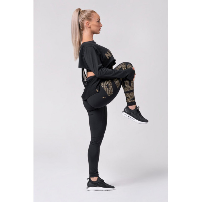 Легінси Gold NEBBIA print leggings 827 Black