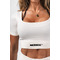 Топ Nebbia Shaping Crop Top FLOW SEAMLESS Cream 499