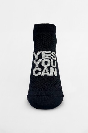 Шкарпетки NEBBIA 'HI-TECH' Ankle Socks YES YOU CAN Black 122