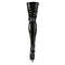 Сапоги Pleaser Delight-3063, каблук 6 дюймов, ботфорты с PF-застежкой сзади 1 3/4 дюйма, молния сбоку, чёрные