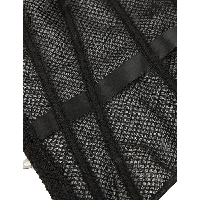 Корсет із сітки Star Night з гачками та шнурівкою, чорний, XL (без коробки)