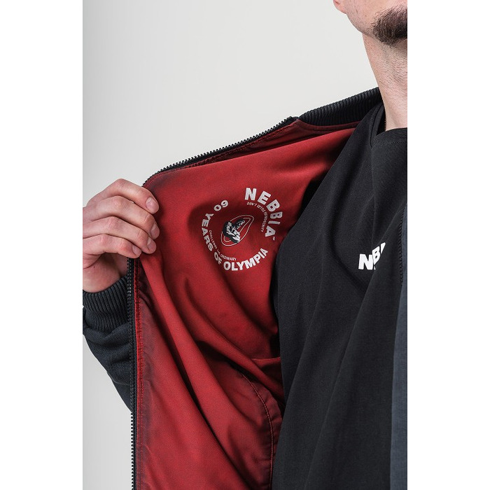 Бомбер Nebbia Washed Men's Bomber Jacket LEGEND Black 794