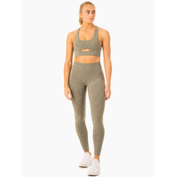 Легінси Rotation High Waisted Scrunch Leggings - Khaki Leopard