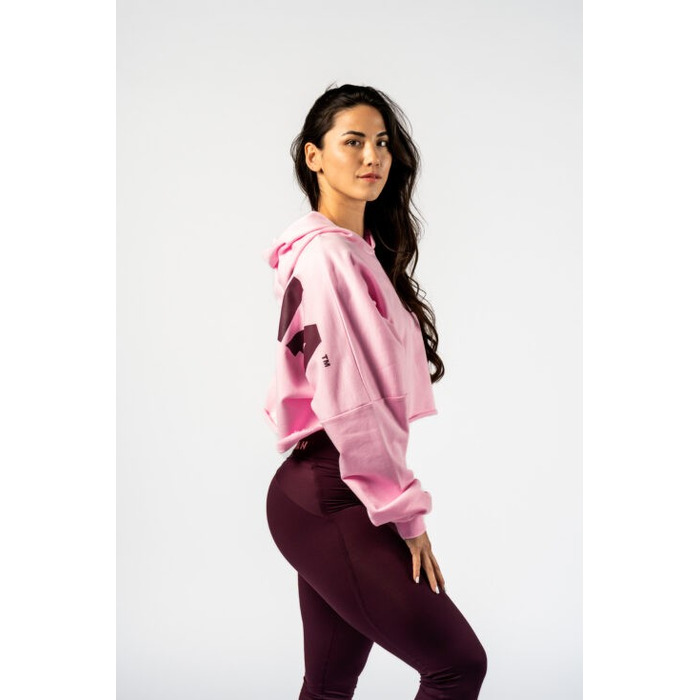 Худі Nebbia Oversized Hoodie OWN YOUR POWER Pink 433