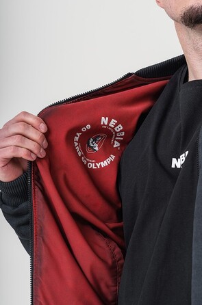 Бомбер Nebbia Washed Men's Bomber Jacket LEGEND Black 794