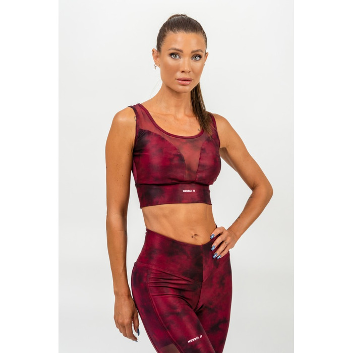 Топ Medium-Support Mesh Sports Bra IMPACT Red 478