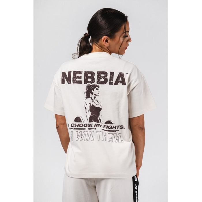 Футболка Nebbia Oversized Tee RESET Cream 491