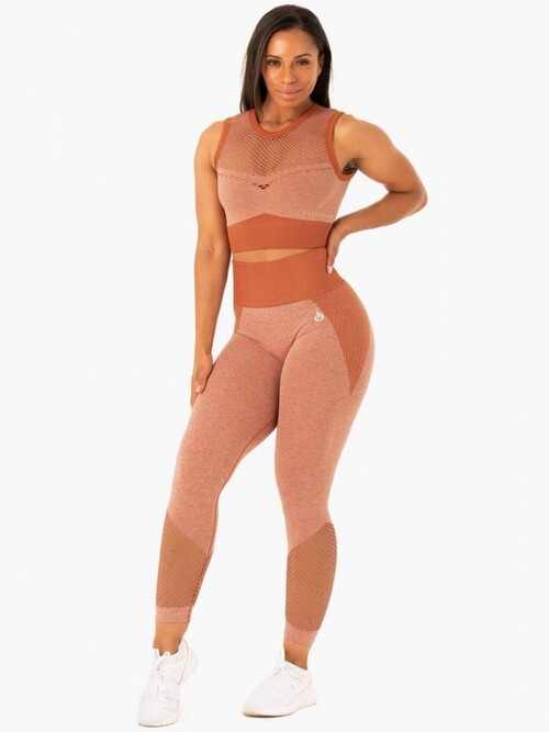 Женские стильные тайтсы для спорта Ryderwear Oasis Seamless Rus