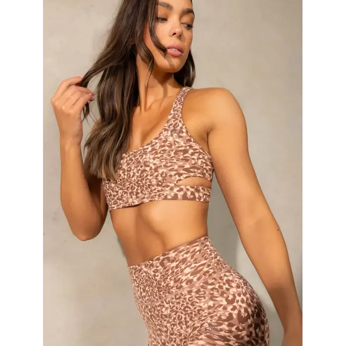 Топ Ryderwear Empower Sports Bra - Mocha Leopard