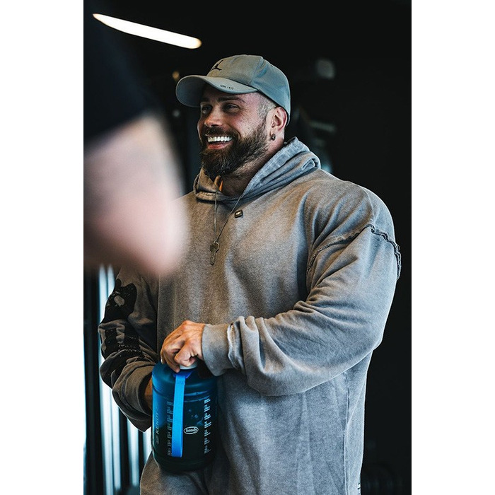 Худі Nebbia Washed-off Oversized Pullover Hoodie NO BS Light Grey 371