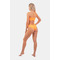 КУПАЛЬНИК Nebbia ONE SHOULDER ASYMMETRICAL MONOKINI ORANGE NEON 458