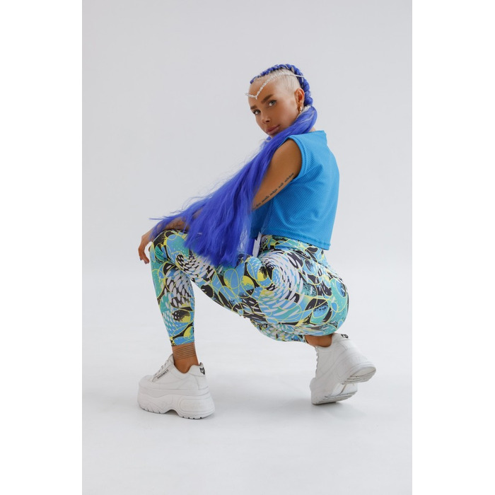 Легінси MyAngel Space Abstraction Blue/White