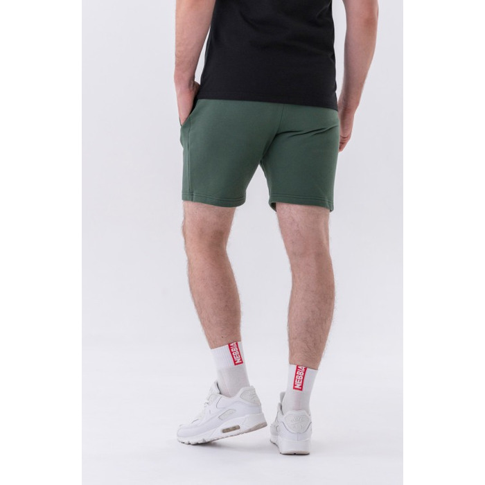 Шорти Relaxed-fit Shorts with Side Pockets DARK GREEN 319