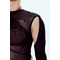 ASYMMETRIC GARTER top Black mesh_ чорна сітка