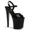 Босоножки Pleaser Xtreme-809, каблук 8 дюймов, 4-дюймовые босоножкии с PF, черные