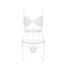 Корсет KYOUKA CORSET white S/M - Passion