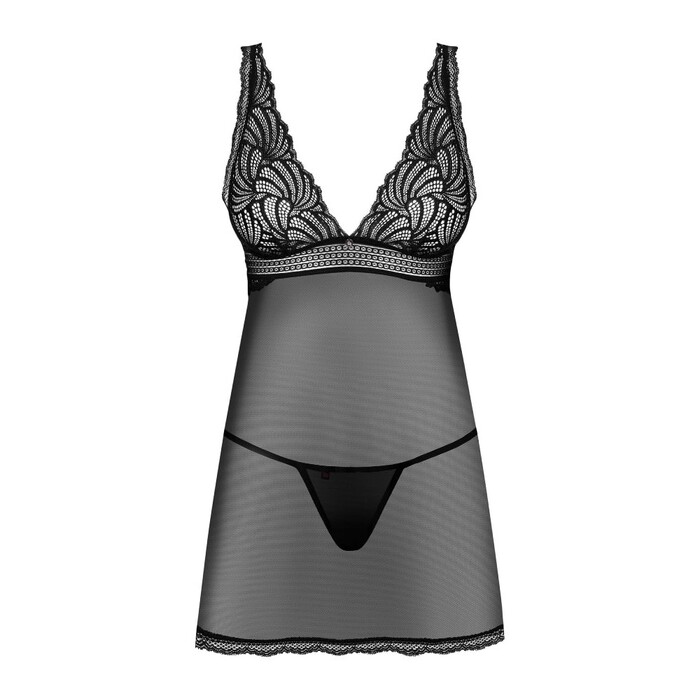Пеньюар и трусики Obsessive Sweetia XS/S