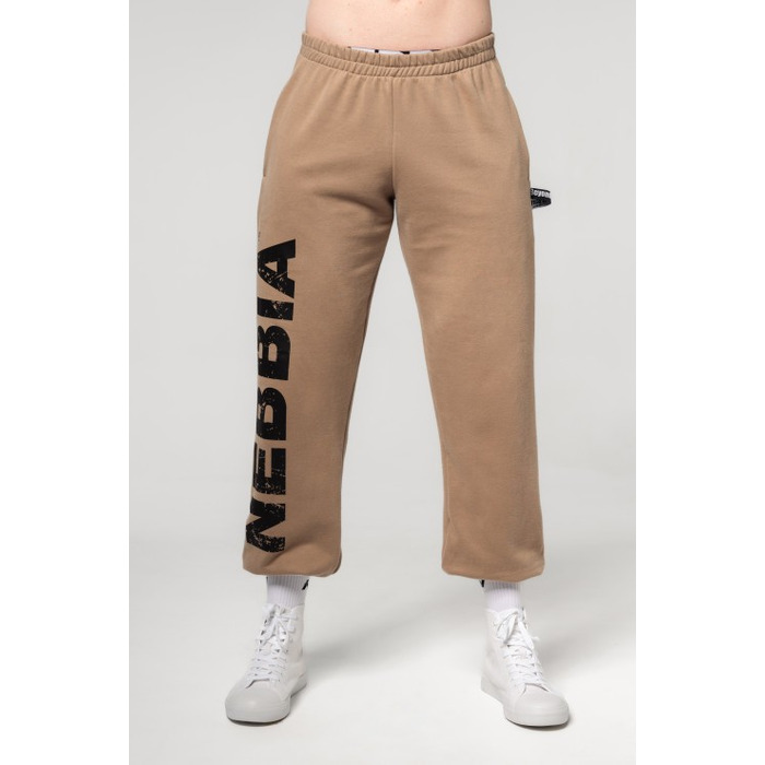 Штани Nebbia Gym Sweatpants Baggy Style GYM BRO Light Brown 365