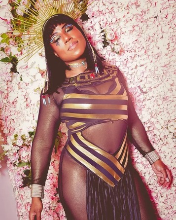 Наклейка з коштовностями Leg Avenue Клеопатри Cleopatra face jewels sticker