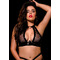 Бюстгальтер-топ із сіточки OhMyG! Tokyo Bra чорний, L/XL