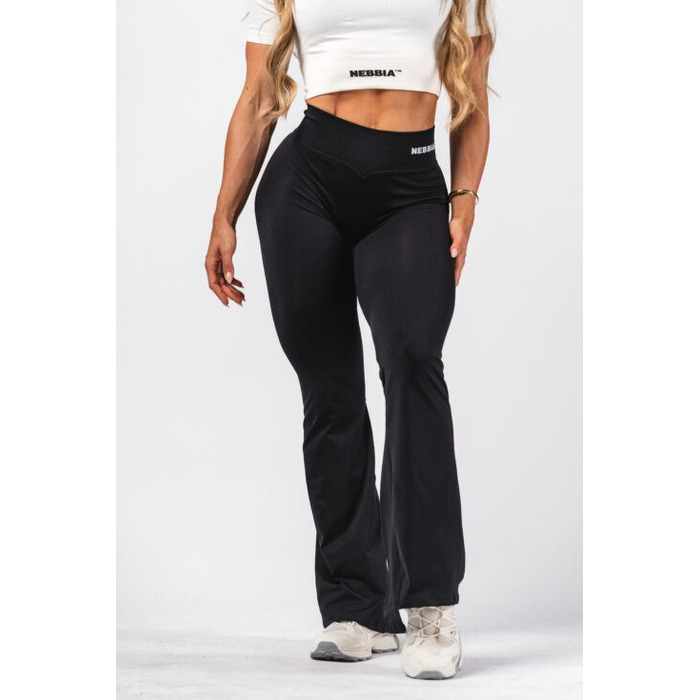 Легінси Nebbia High-Waist Sculpting Flared Leggings FLOW SEAMLESS Black 498
