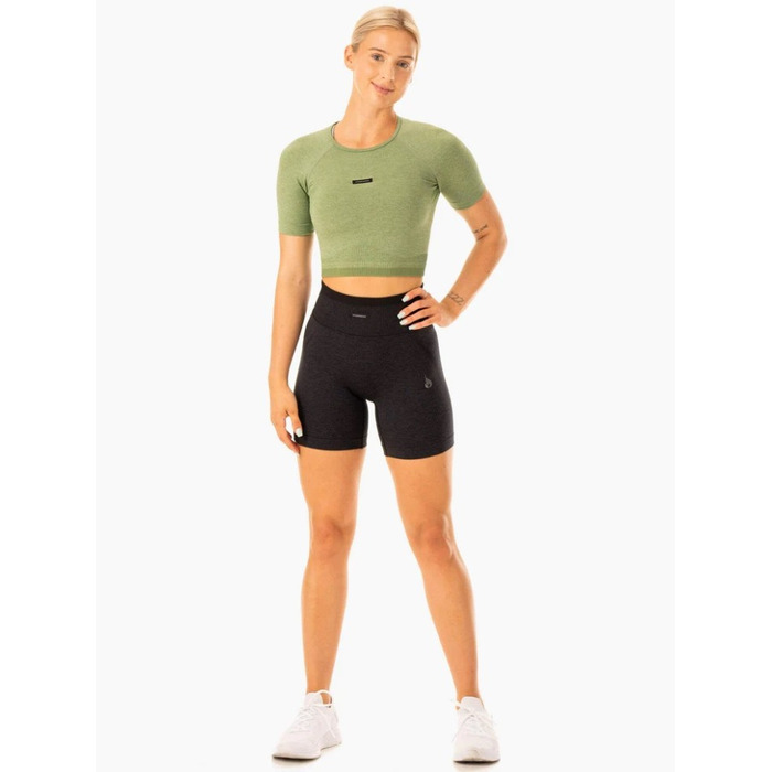 Топ Excel Seamless T-Shirt - Moss Green Marl