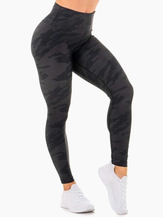 Леггинсы Camo High Waisted Leggings - Black Camo