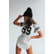 Плаття Fitzona WHITE SHIRT DRESS WITH NUMBERS