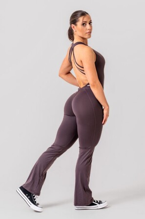 Комбінезон Nebbia Sculpting Flared Jumpsuit OWN THE GYM Brown 397