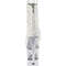 Ботинки Pleaser Adore-1031GM *Каблук 7 дюймов, открытый носок 2 3/4 дюйма, молния сзади, белые/прозрачные