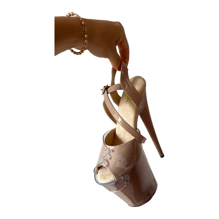 Захист посилений силіконовий прозорий на стріпи з відкритими пальчиками зі шнурівкою